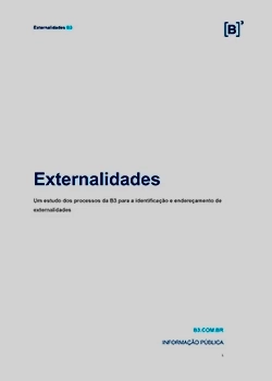 Imagem escrito Externalidades