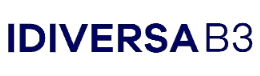 The image displays the text 'IDIVERSA B3' in bold, dark blue letters on a transparent or light background.